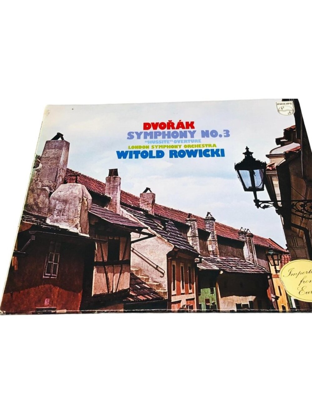 Dvorak symphony #3 Hussite overture london symphony orchestra vinyl record READ